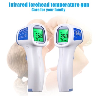 yzz - termómetro infrarrojo para la frente, sin contacto, mutifuction con pantalla lcd, herramienta digital de medición de temperatura para niños pequeños, adultos (6)