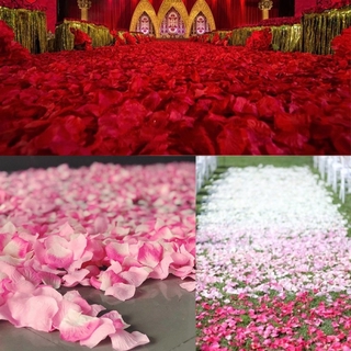1000 Pzs Pétalos De Rosas Falsas DIY Decoración De Fiesta Flores Artificiales Románticas Bodas Accesorios Para Regalos De San Valentín (1)