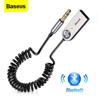 Baseus Adaptador USB Coche Dongle Cable 3.5mm Jack Aux Bluetooth 5.0 Receptor Altavoz Audio Transmisor De Música (1)