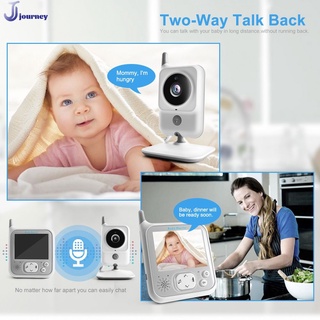 Joymi VB607 inalámbrico 3.2 pulgadas LCD audio y video Monitor para bebé radio Nanny Interfone Música IR cámara Portátil Walkie Talkie