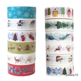 Cinta adhesiva Washi Diy 6 rollos De cinta adhesiva Para manualidades/Arte De regalo/enrollado/decoración