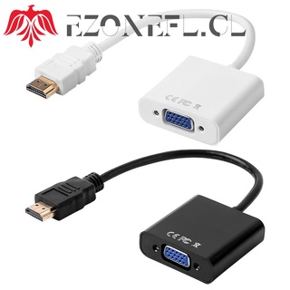ezonefl 1080p hdmi compatible con adaptador vga cable convertidor digital a analógico para xbox ps4 pc