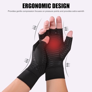 ready guantes de compresión de fibra de cobre para terapia de alivio del dolor de artritis