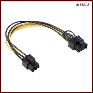 [BLESIYA2] Cable adaptador PCIe de 6 pines a 8 pines, Cable adaptador PCIe Express de 6 pines a 8 pines, 20 cm
