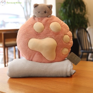 lindo gato almohada de peluche juguetes de los niños de verano dormitorio aire acondicionado manta para oficina siesta (5)