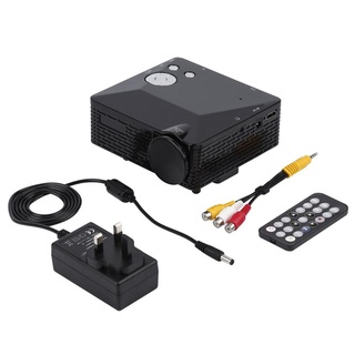 [liquidación731] Mini proyector portátil LED con USB VGA compatible con HDMI AV Multimedia