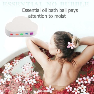 100g romántico cuidado de la piel alivio del estrés hidratante suavizante sakura exfoliante hogar baño nube arco iris bomba de baño (1)