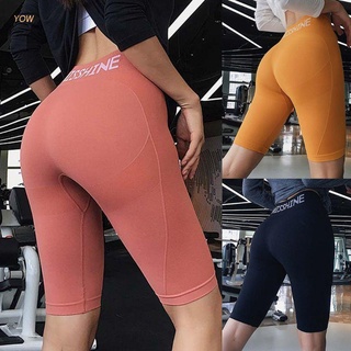 Pantalones deportivos yow De Cintura Alta Para mujer/leggins De Cintura Alta Para ejercicio/Yoga/deportes