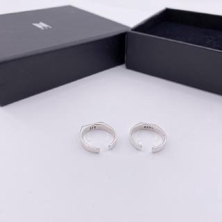 2pcs/set Kpop BTS Finger Rings Couple Jewelry 2019 FINAL Seoul Concert with 7pcs Photo Cards Fans Gift (4)