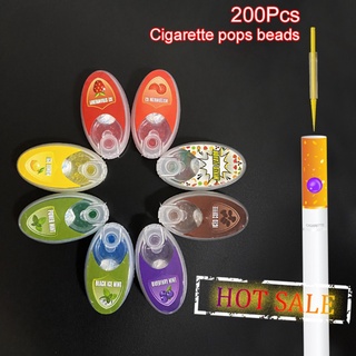 mnxxx 200 piezas cápsula de mentol menta perlas explosión pops mezcla sabor fruta filtro de cigarrillo cepillo bola para fumar accesorios (4)