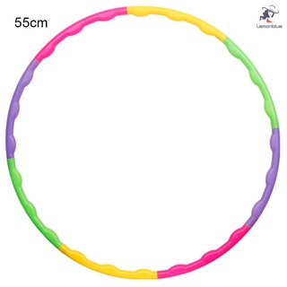 niños hula hoop desmontable kindergarten color fitness anillo de gimnasia material plástico onda hula hoop para niños niñas (3)
