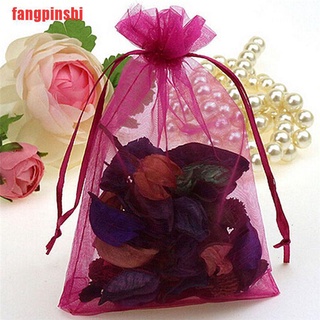 {fangpinshi} 50 piezas de Organza bolsas de regalo de joyería bolsa de caramelos de boda favores bolsas de malla de regalo bolsas HHW (4)