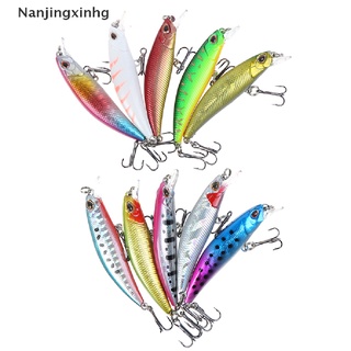 [Nanjingxinhg] 1PC Minnow Fishing Bait Fishing Lure Plastic Crank Bait Fishing Tackle [HOT]