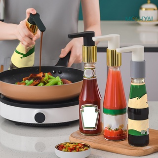 mo cuantitativo dispensador de extrusión bomba conveniente abs ketchup vinagre botella bomba cabeza accesorios de cocina