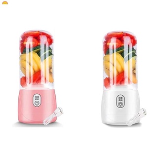 [En Stock] Mini Exprimidor Portátil Naranja USB Mezclador Eléctrico De Frutas Batidora Licuadora Para Máquina Personal Extractor De Jugo Rosa (1)