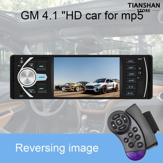 Tianshanstore 4022B coche MP5 Bluetooth-compatible 1 Din 4.1 pulgadas pantalla De control De manejo Auto Estéreo De audio en tablero De cabeza