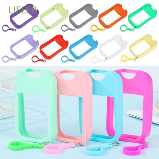 LIFEER 38/40/45/50ml New Silicone Sleeve Universal Card Spray Bottles Bottle Cover Travel Accessories Reusable DIY Makeup Tool Hand Sanitizer Bottle Case/Multicolor