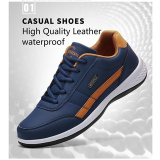 Kasut Sukan: zapatos casuales impermeables transpirables y desodorantes para hombre (1)