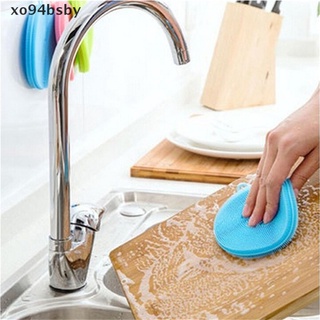Xo94bsby Esponja De silicona Para Lavar platos antibacterial Para limpieza De cocina (x94bsby)