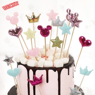 Topper De pastel decoración De cupcakes suministros Para fiestas De cumpleaños Sweetmeats Topper Amanda