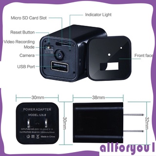 Cargador Usb Portátil cámara Para grabadora Nanny coche cubierta del hogar