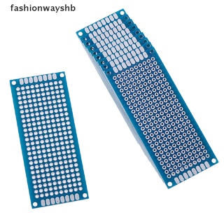 [fashionwayshb] 10x doble cara 3x7 cm prototipo pcb universal impreso placa de circuito de cobre [caliente]