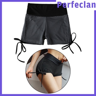 [PERFECLAN] Pantalones Cortos De Yoga De Cintura Alta Para Mujer , Deportes , Entrenamiento , Fitness , Leggings