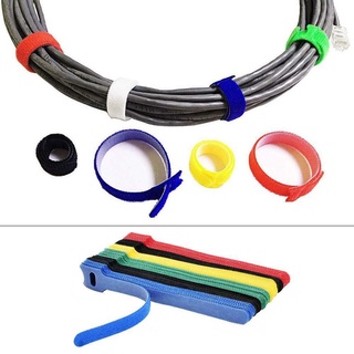 [50pcs reutilizables cables organizador] [multifunción de nylon correas de cable lazos] [audífono y usb cargador cable enrollador de alambre] francery (3)