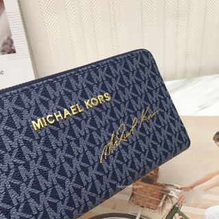 Michael kors mk largo cremallera cartera mujer bolso (6)