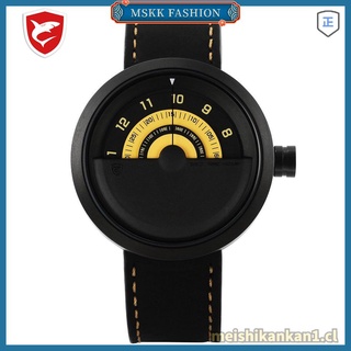 moda desh066 correa de cuero reloj de cuarzo decoración de mano exquisito reloj de cuarzo [mskk]