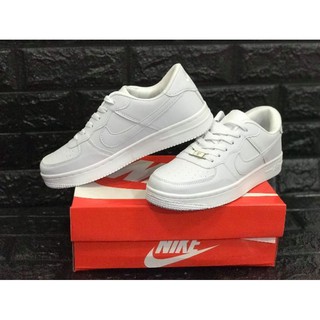 NIKE Air Force 1 All White Casual Shoes