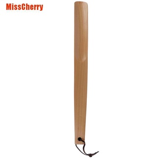 [MissCherry] 38 cm de mango largo zapato cuernos Unisex madera cuerno forma cuchara zapatero Flexible