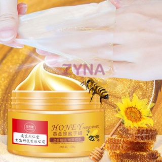 Cuidado de las manos miel hidratante Peel Off cera hidratante exfoliante nutrir blanqueamiento piel (1)