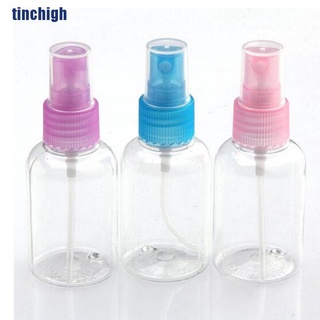 [tinchigh] 1 pza botella De Spray vacía De 50 ml/De Plástico Transparente Para Perfume (Hot)