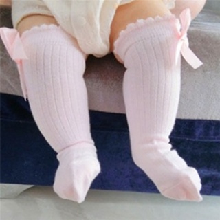 calcetines niños niños niñas gran arco rodilla alta larga suave algodón bebé calcetines (5)
