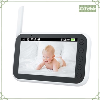 LCD Screen WiFi Video Baby Monitor Nanny Camera 8 Lullabies for Parents (4)