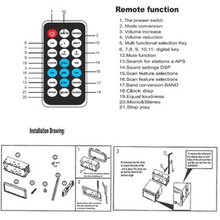 !¡er! Taffware multifuncional cinta de Audio del coche Bluetooth USB MP3 FM Radio - JSD-520 - negro... ¤