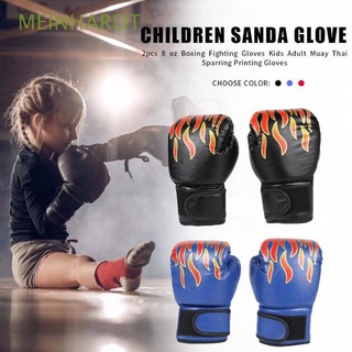 meinhardt - guantes de boxeo para niños, guantes de boxeo, guantes de llama, guantes de boxeo, malla de malla de cuero pu, guantes de sparring, multicolor