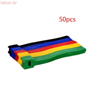 [local3c] 50 Pzs Lazos De Cable Reutilizables Ajustables Para Teléfono/Cables Para Auriculares/Correas De Nailon
