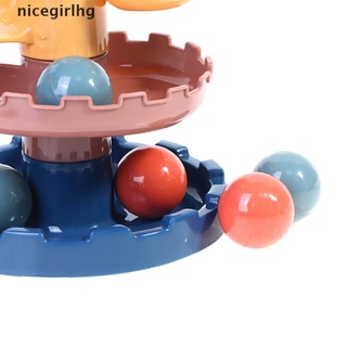 [I] Spin track Rolling Ball Pile Tower toys Baby Toys Rattles baby Spin Interactive [HOT]