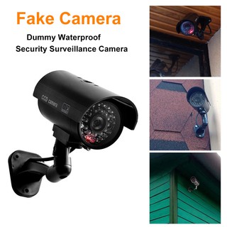 cámara de seguridad cctv falsa maniquí impermeable cámara de vigilancia jrgoing