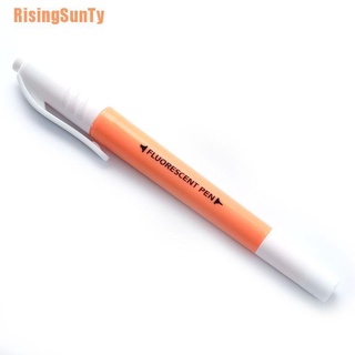 Risingsunty* 6 pzs/juego de rotuladores fluorescentes de doble cabeza/marcadores de dibujo Pastel (4)