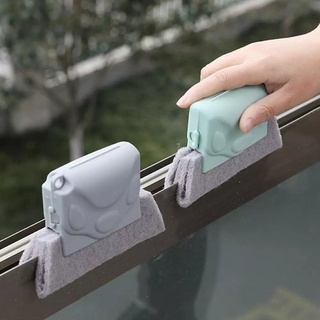 Household Window Fingerprint Groove Cleaning Brush/Sliding Corner Door Gap Sponge Hand Brush