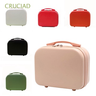 CRUCIAD Women Travel Bags 14 Inches Luggage Mini Suitcase Carry On Make Up Men Short Trip High Quality Women Suitcases
