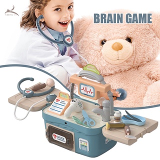 Portable Doctor Cosplay Toys Set with Carry Case Multifunctional Role Play Accessories Children's Educational Toys