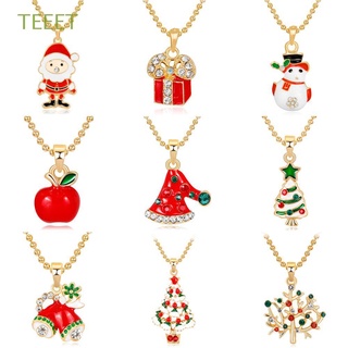Collar Decorativo con colgante De muñeco De nieve/Papai Noel/decoración De fiesta Infantil/navidad