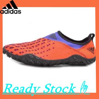 Adidas 100% 0riginal al aire libre agua deporte zapatos antideslizantes zapatos de vadear Unisex Kasut playa naranja