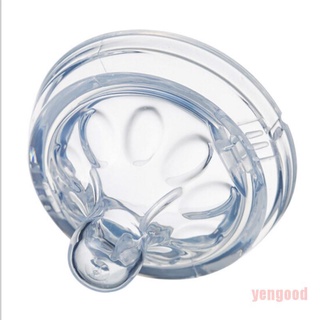 Yengood chupón Anti-cólico De silicona flexible con boquilla De cuello ancho Natural (2)