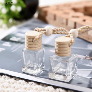xi Glass Car Perfume Air Freshener Hanging Bottle Fragrance Diffuser Decoration cl
