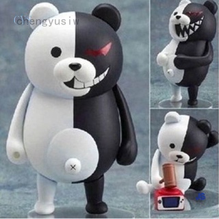 CYS nuevo 11cm Monomi conejo Anime figura de acción llegada Danganronpa: Trigger Happy Havoc oso conejo Dangan Ronpa Monokuma muñeca juguete